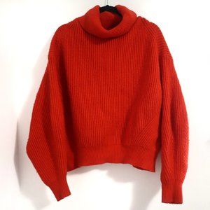 H&M Red Knit Turtleneck